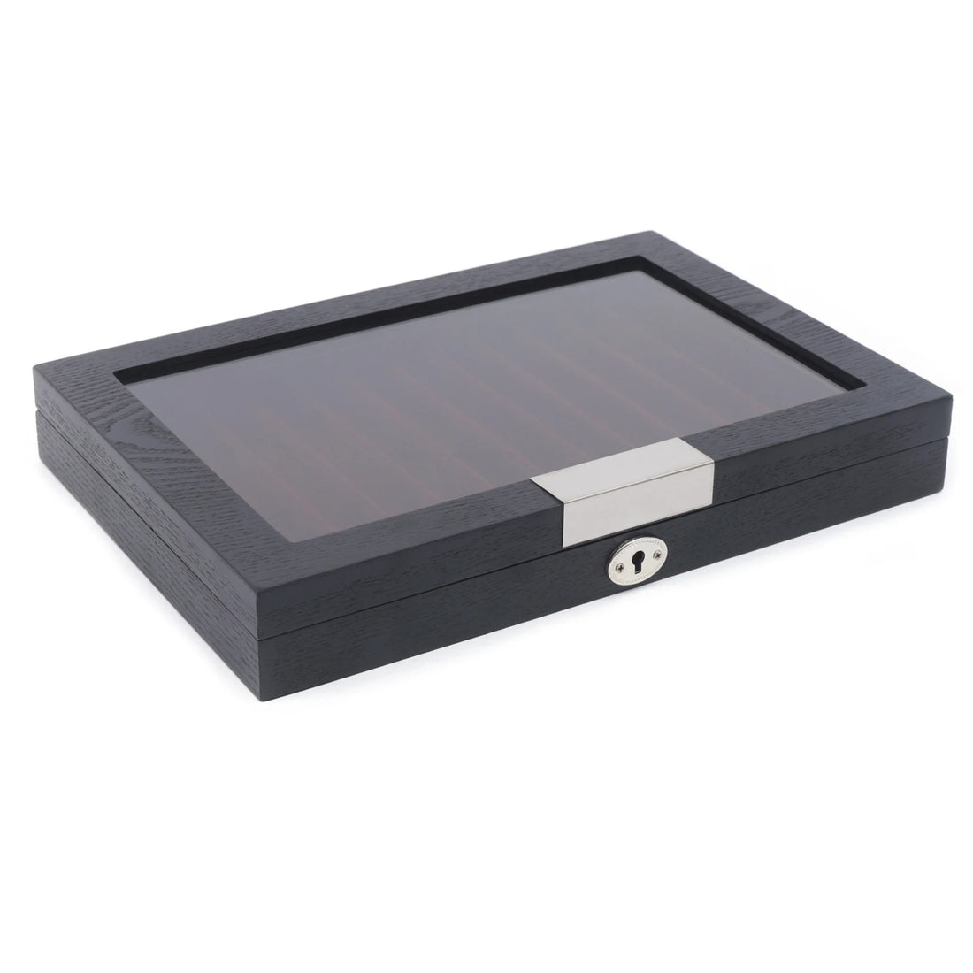 Wood Pen Display Box Luxury Fountain Pen Collector 12 Slot Pen Storage Organizer Case with a Key
