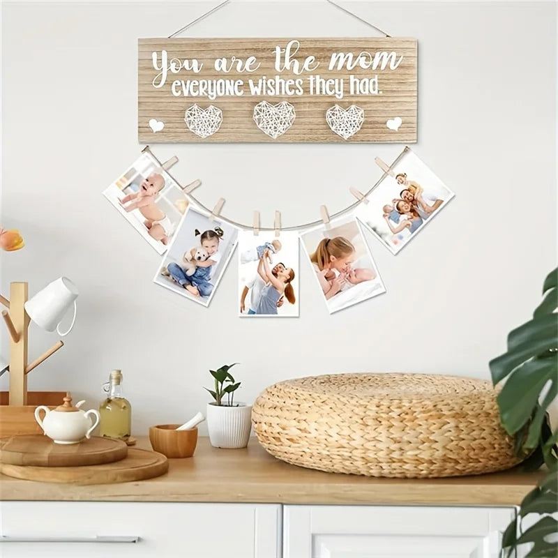 Mom Birthday Gifts from Daughter Son Kids - Mothers Day Picture Frame - Thanksgiving Christmas Birthday Gifts for Mom Ideas