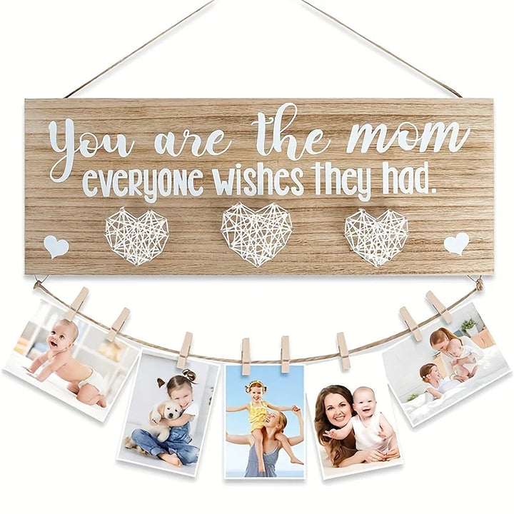 Mom Birthday Gifts from Daughter Son Kids - Mothers Day Picture Frame - Thanksgiving Christmas Birthday Gifts for Mom Ideas