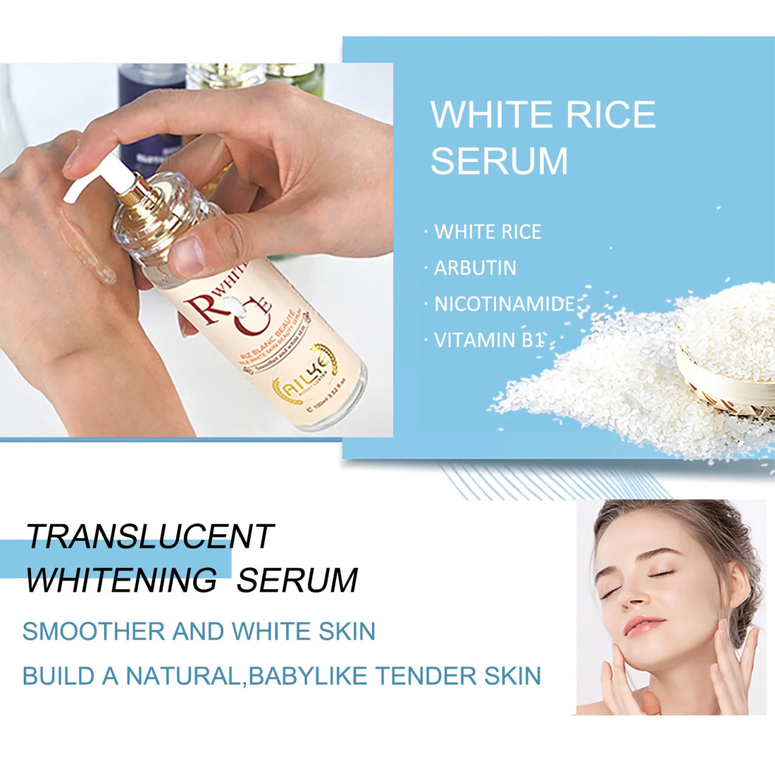 AILKE Dark Spot Remover Serum,Nourishing, Lightening, Even Skin Tone, Anti-aging Freckle, For Face, Body, Women Personal care