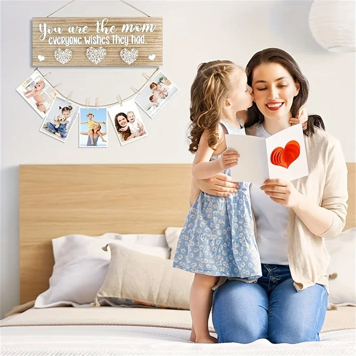 Mom Birthday Gifts from Daughter Son Kids - Mothers Day Picture Frame - Thanksgiving Christmas Birthday Gifts for Mom Ideas
