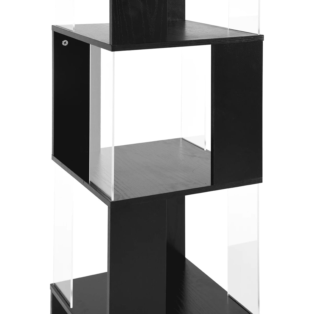 360° Rotating 5-Tier/6-Tier Bookshelf Tower, Floor Standing Wood Narrow Organizer Bookcase For Bedroom Living Room Study Room