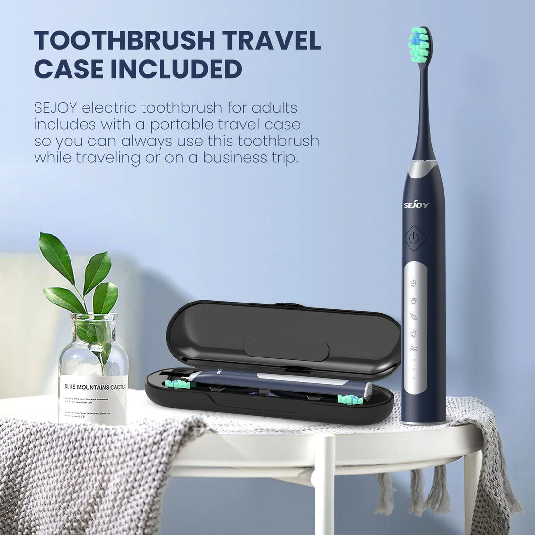 SEJOY Sonic Electric Toothbrush  JS10  Oral Cleaning Personal Care Appliances 5 Modes Smart Rechargeable Automatic Toothbrush