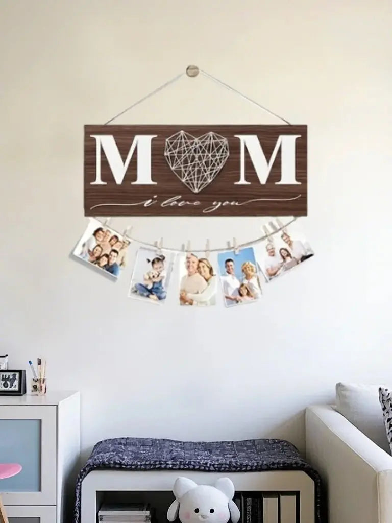 Wooden Photo Holder Mothers Birthday Gifts for Mom Aunt Picture Frame Mother-in-Law Gifts Mom Photo Holder Mothers Day Gifts