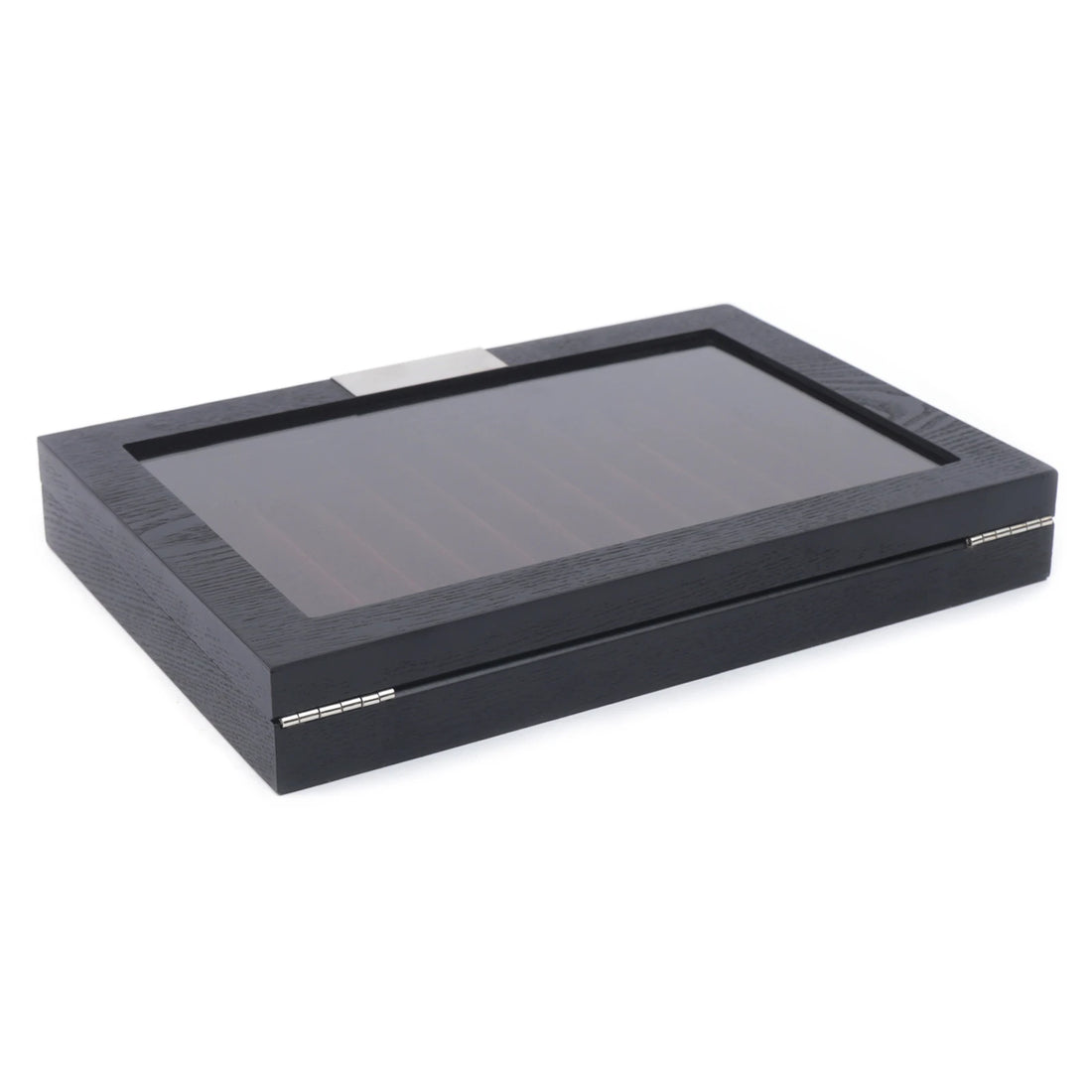 Wood Pen Display Box Luxury Fountain Pen Collector 12 Slot Pen Storage Organizer Case with a Key