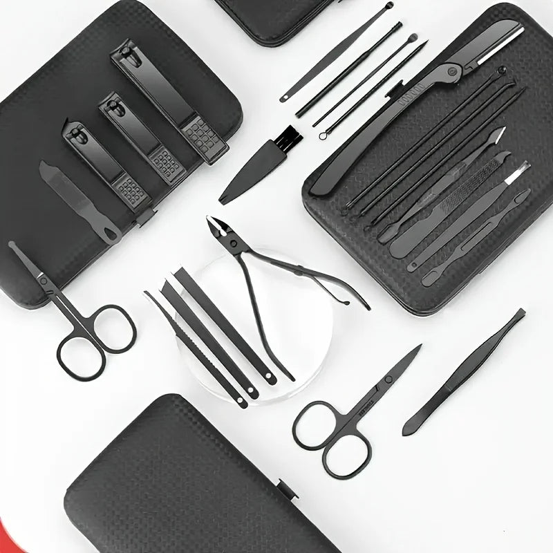 24 Pcs Manicure Set, Professional Pedicure Set, Personal Care Nail Kit, Toenail Clipper Cutters For Men And Women Nail Trimmer