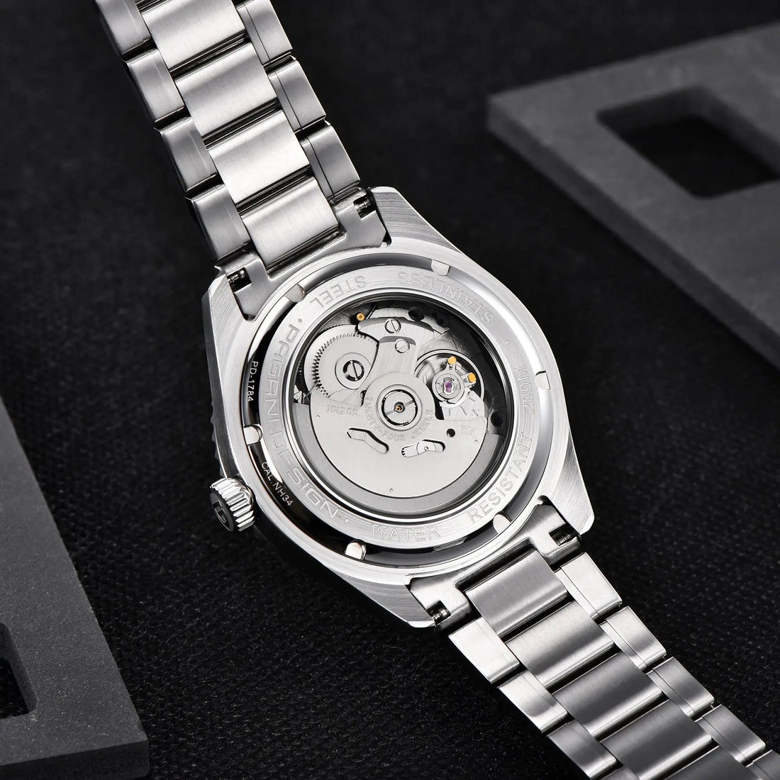 （Local delivery）PAGANI DESIGN 2025 New NH34 GMT Men's Automatic Mechanical Watch Stainless Steel Sapphire 20Bar C3 reloj hombre