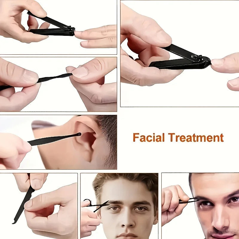 24 Pcs Manicure Set, Professional Pedicure Set, Personal Care Nail Kit, Toenail Clipper Cutters For Men And Women Nail Trimmer